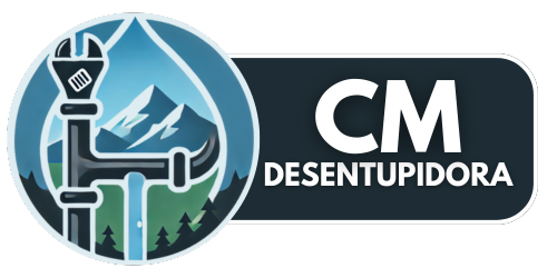 Logotipo CM Desentupidora - Desentupidora com atendimento 24 horas.